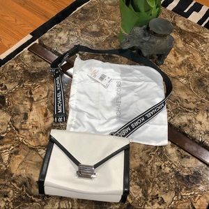 Black & white Michael Kors purse